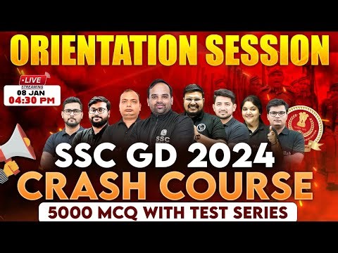 SSC GD 2024 CRASH COURSE:🔥 5000 MCQ With Test Series | SSC GD Exam Preparation | SSC GD Classes 2024