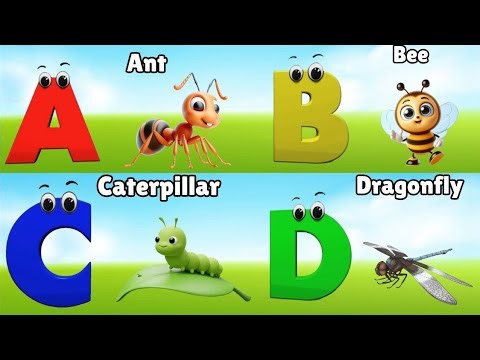 Insects Alphabet Song | Insects ABC Song | Phonics for Kids | Alphabet Letters