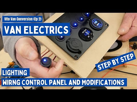 Wiring a 12 volt van/boat switch panel and isolation switch (Ep.2) | SHED 52