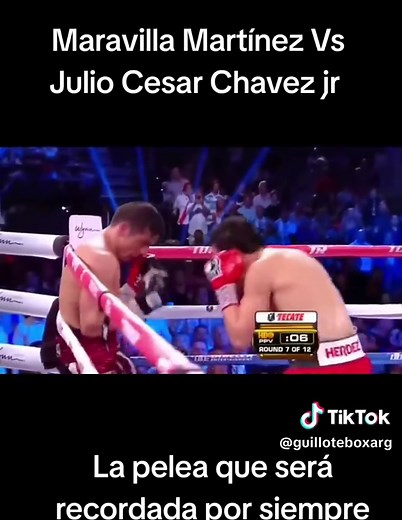 Maravilla Martínez y Chavez Jr: Pelea Inolvidable