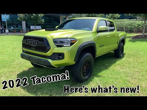 Is lime green really happening? 2022 Toyota tacoma TRD pro changes!