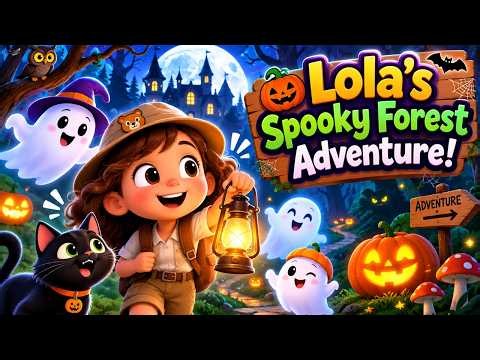 👻🌲 Lola's Spooky Forest Adventure! | Friendly Halloween Story for Kids