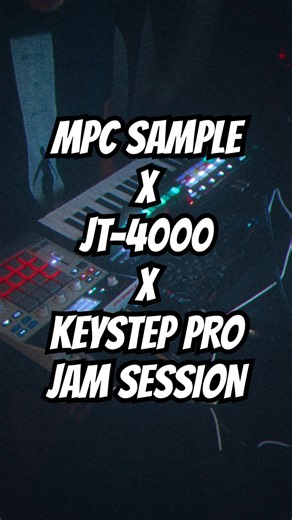 MPC Sample, JT-4000, Arturia Keystep Pro house music beat