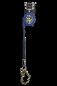 8' FT-X® EdgeCore™ Class 2 Leading Edge Personal SRL-P, Single-leg with Steel Swivel Mini Rebar Hook