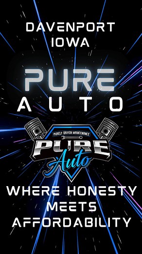 Pure Auto, located in Davenport, IA. Where honesty meets affordability. Come in and see the difference 🚙 | Pure Auto