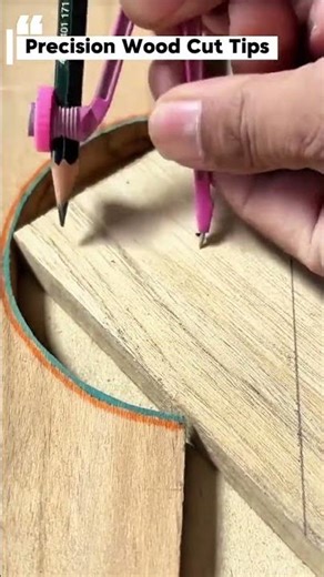 How To Make Perfect Curved Wood Joints Using Simple Compass