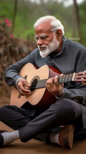 “Wait till the end 😱🎸PM Narendra Modi playing guitar & singing a HIT song?! 🔥#PMModi #ViralShorts”