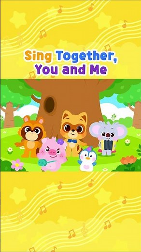#Shorts | Sing Together, You and Me 🎤🎶 | Learn Korean | Nursery Rhymes | Lotty Friends