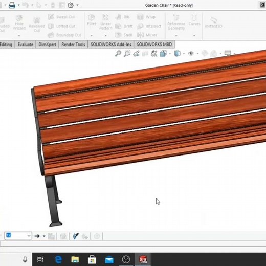 Solidworks Tutorials | Garden Table Design In Solidworks | Industrial Design