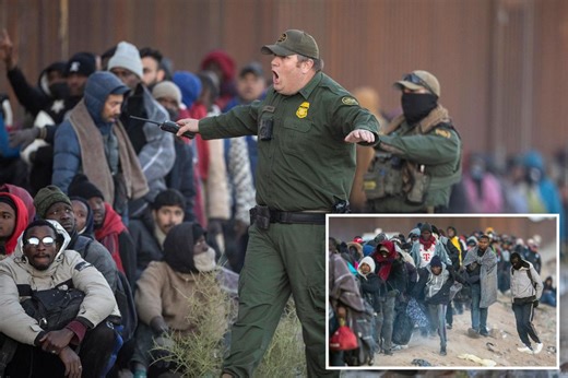 12,000 migrants cross Southern border in a single day Tuesday — highest total ever: sources