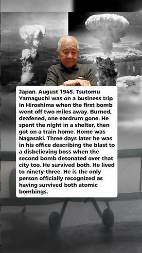 1 Man Survived Both Atomic Bombs — 3 Days Apart | Military History Talks