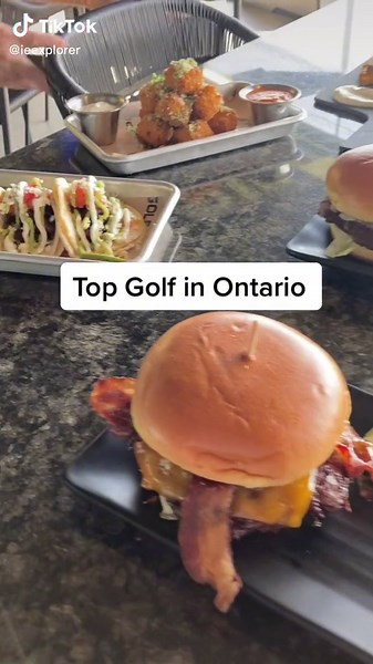 Delicious Food at TopGolf in Ontario, California