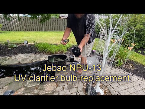 Jebao NPU13 UV clarifier bulb replacement #jebao #uvclarifier