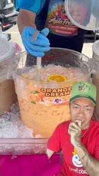 Trying Orange Dreamsicle Agua Fresca !!