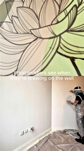 What comes to my mind when I’m using the VR headset #mural #art #stencilvr #metaquest