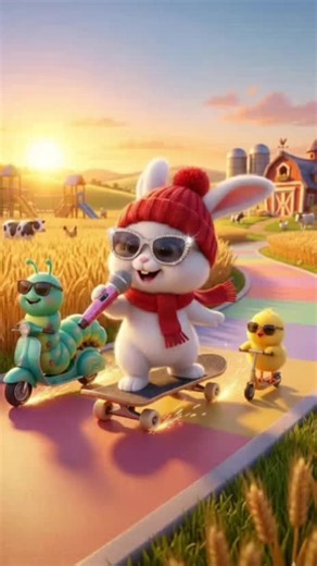Cute Animals Funny Video for Kids – Cartoon Songs & Dancing Characters