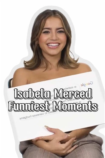 Isabela Merced Funniest Moments #interview #funnymoments #isabelamerced