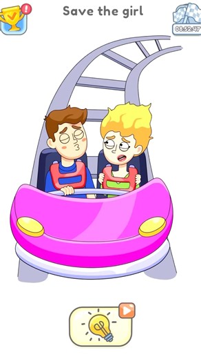 Save the girl 🎢 – DOP 5 | Delete One Part! 🤔 #shorts