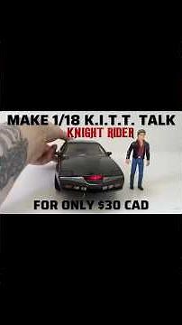 How to add SOUND to 1/18 Knight Rider K.I.T.T. Diecast (DIY Mod for $30!) 🏎️🔊