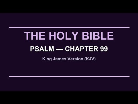 Psalm 99 | KJV Bible Reading with Calming Music | Sleep & Meditation