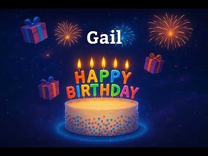 Happy Birthday Gail 🎂 | Personalized Birthday Song with Name | Custom Birthday Video