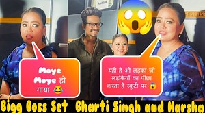 Motu Patlu Cartoon ke Jodi Bharti Singh and Harsh Bigg Boss Set As Guest Spotted Film City😘😍♥️ | Varinder Chawla