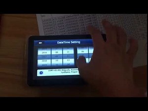 OUTAD 7 Inch GPS Navigation-date time setting
