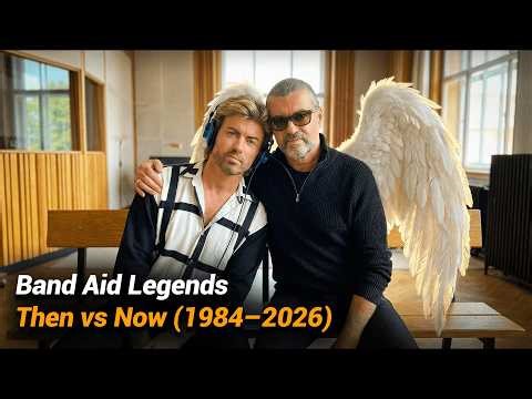 Band Aid 1984 Legends — Then vs Now (1984–2026) 🎤