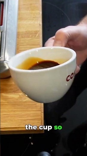 This Crema Trick Works SO Well 🔥 #espresso #shorts