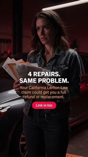 4 Repairs, Same Problem? California Lemon Law Help by Knight Law Group