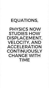 06. Constant and Changing Acceleration #physics101 #kinematics #apphysics1