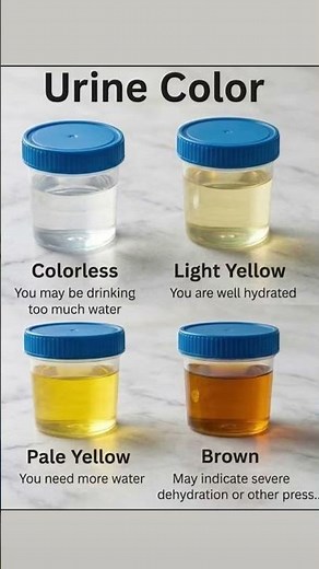 Urine Color Chart Explained | What Your Urine Says About Your Health 💧
