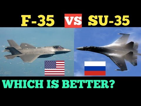 SU-35 VS F-35 FIGHTER JETS SPECIFICATIONS COMPARISON.