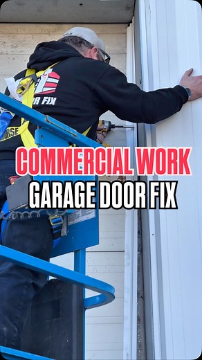 Commercial garage door service by Garage Door Fix 🚪 Our technician replaces the old weather stripping and rubber seal to improve insulation and prevent water or dust from getting inside. Fast, professional, and clean work — that’s what we do every day! 💪 📞 403 990 9536 🌐calgarygaragedoorfix.com | Calgary Garage Door Fix