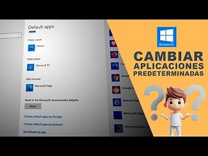 Cambiar aplicaciones predeterminadas que se reestablecen automáticamente en Windows 10