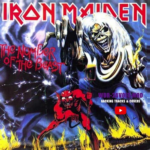 Iron Maiden - Invaders (Backing Track) No Vox No Guitar *CLIP* Full Video Attached