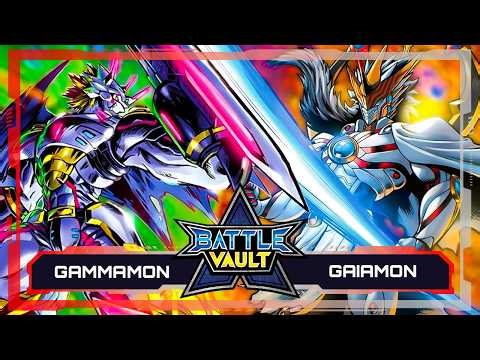 Gammamon VS Gaiamon Appmon | BATTLE VAULT AD01 | Digimon Card Game & TCG