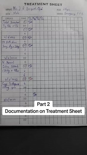 Effective Medication Documentation on Treatment Sheets