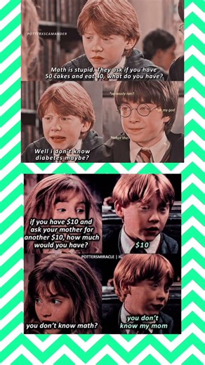 When Math Questions Get Too Personal 😂 | Harry Potter Logic Meme#shorts #meme #harrypotter