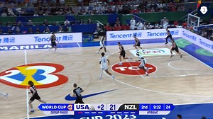 The top plays from the USA's opening 99-72 FIBA Basketball World Cup win over New Zealand! 🇺🇸 #WinForUSA | USA Basketball