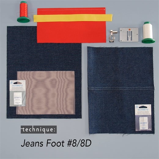 #SundayFootFunday This month, enjoy 25% off the BERNINA Jeans Foot #8/8D! https://bit.ly/3FLjP9M Perfect for powering through denim, canvas, and other heavy fabrics, this foot is a must-have for clean, straight seams—even through multiple layers. Tough fabric? No problem. #berninausa #weallsew #madetocreate #berninalove | BERNINA USA