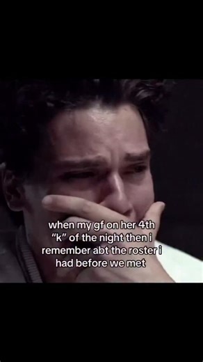 Conqueror on Instagram: "😔💔. . . . . This scene features actor Finn Wolfhard (well-known for his role in Stranger Things) in a moment of intense emotional distress. He is shown crying and hyperventilating while covering his face, portraying a breakdown or a state of deep grief. While the video is from a professional production (specifically the music video for "Sonora" by the band Spendtime Palace), it is frequently used on social media as a "meme template" to express feelings of regret, overw