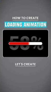 Create Smooth Loading Animation | Easy Tutorial for Beginners | The_Editor