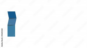 Animated timeline template from arrows for design infographic 9 positions for text area can be used for advertising workflow, banner, diagram, web design, area chart. White Background vídeo do Stock