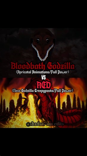 Bloodbath Godzilla vs Red