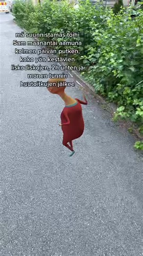 Animated Character Running in Urban Environment