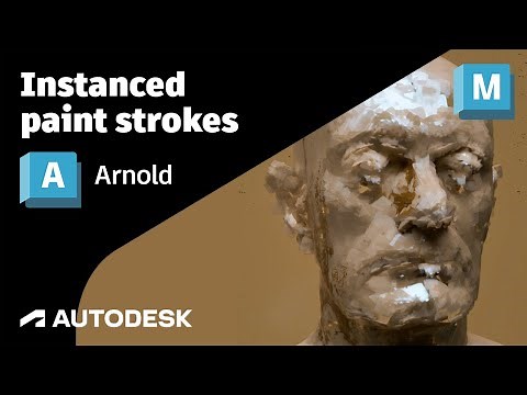 Arnold Tutorial - How to create a paint stroke effect in Arnold for Maya (GPU)