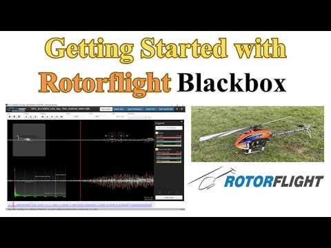 Rotorflight Blackbox - Getting Started!