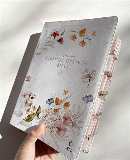 Floral NLT Tabbed Holy Bible for Gift for Christian New Living Testament Bible Study Gift for Spiritual Growth Bible Youth Group Bible - Etsy