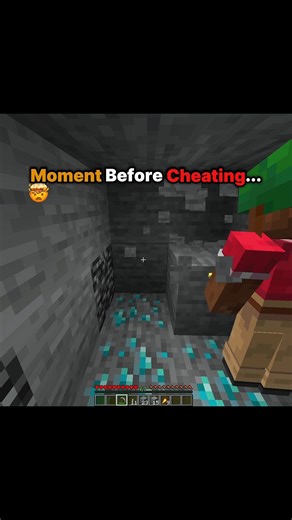 Minecraft Moment Before Cheating...😱🤯 How?